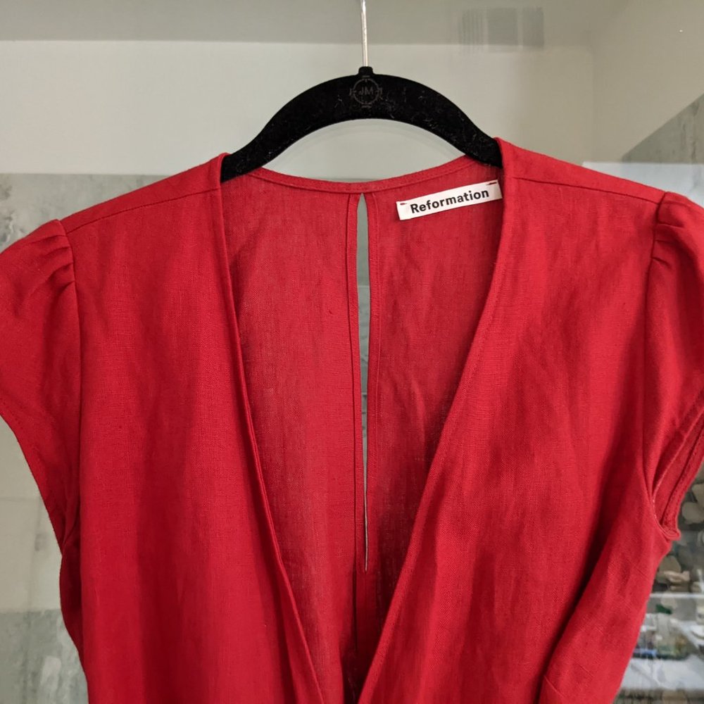 Reformation wrap mini dress - Picture 3 of 5